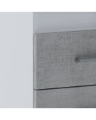 Bureau dink blanc - 75x120x48 cm