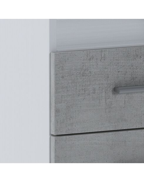 Bureau dink blanc - 75x120x48 cm