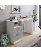 Bureau dink blanc - 75x120x48 cm
