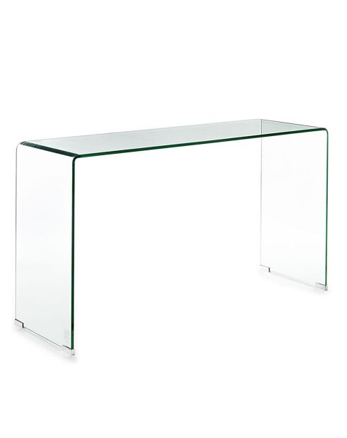 Table console bridge transparent - 70x125x40 cm