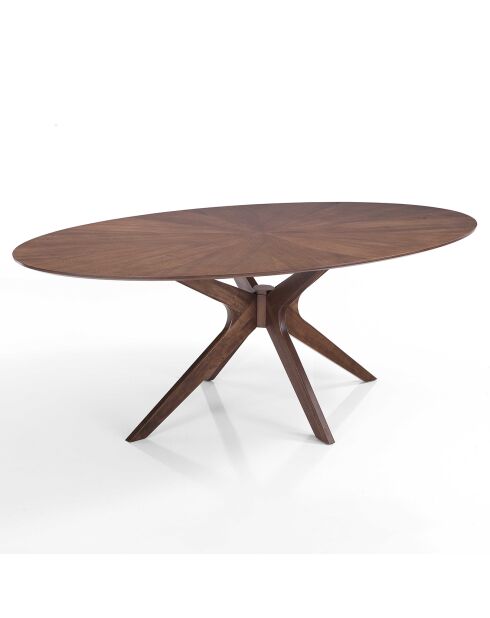Table tallin noyer - 75x110x190 cm