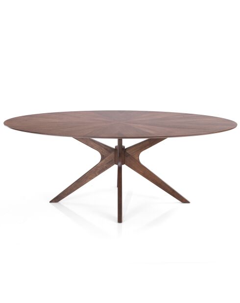 Table tallin noyer - 75x110x190 cm