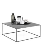Table d'appoint anthracite - 35x80x80 cm
