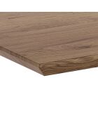 Table à rallonge emme noire - 76x90x160/200 cm