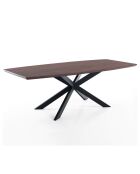 Table à rallonge en bois hics noire - 76x90x160/210 cm