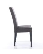2 Chaises lella grises - 100x46x45 cm