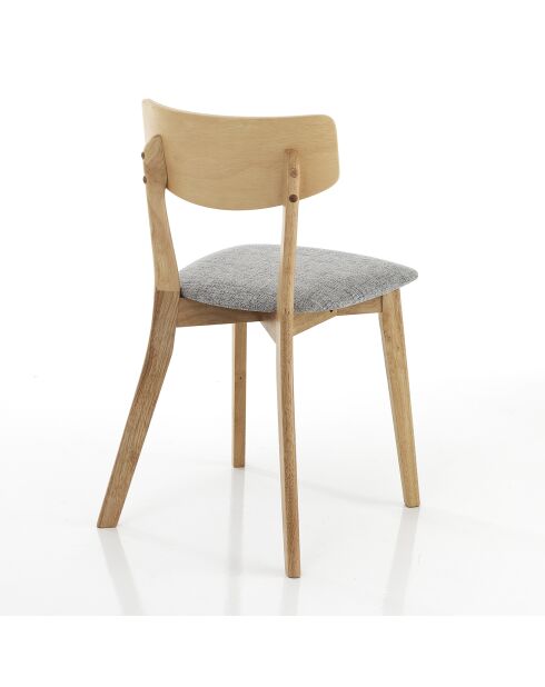 2 Chaises varm grises - 80x44x47 cm