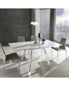 4 Chaisess margo colombe - 85x41x53 cm