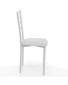 4 Chaises just blanches - 88x40x40 cm