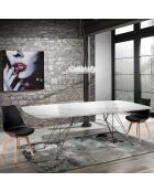 4 Chaises kiki evo noires - 81x49x54 cm