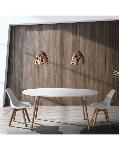 4 Chaises kiki evo blanches - 81x49x54 cm