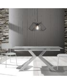 4 Chaises primary blanches - 43x51x78 cm