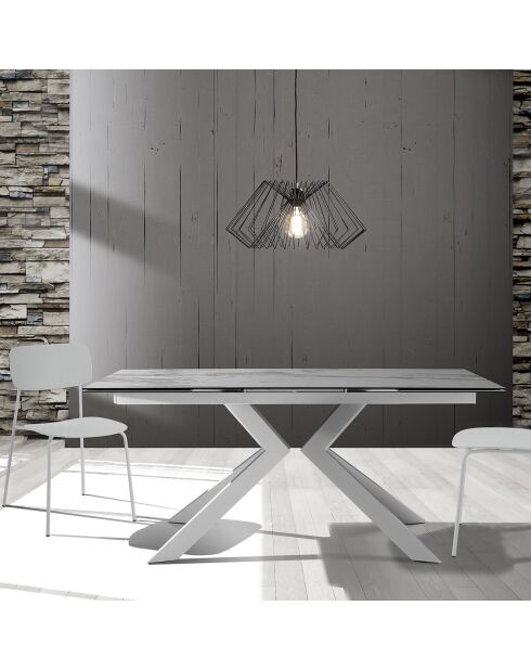 4 Chaises primary blanches - 43x51x78 cm