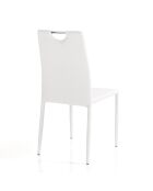 4 Chaises sara blanches - 91x44x51 cm