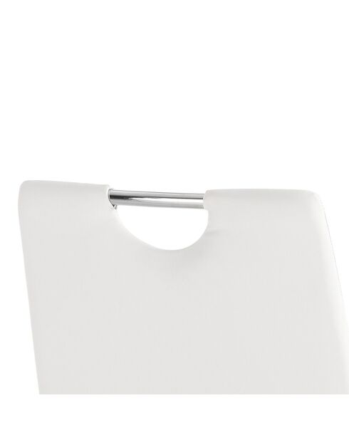 4 Chaises sara blanches - 91x44x51 cm