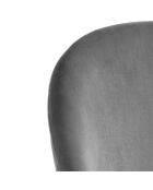 4 Chaises selly grises - 76x53x56cm