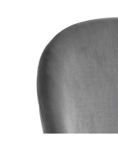 4 Chaises selly grises - 76x53x56cm