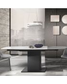 4 Chaises selly grises - 76x53x56cm