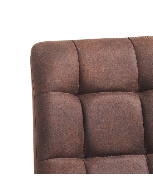 4 Chaises toffee marron - 87x44x56cm