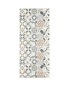 Tapis Azulejo 755 marron - 50x100 cm