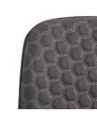 4 Chaises gale gris/noir - 86x44x51 cm