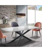 4 Chaises nail grises - 87x48x54cm