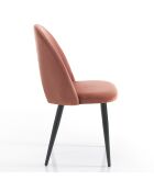 4 Chaises nail roses - 87x48x54cm