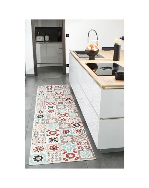 Tapis Azulejo 756 multicolore - 80x150 cm