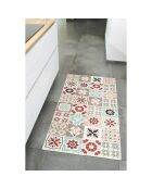 Tapis Azulejo 756 multicolore - 80x150 cm