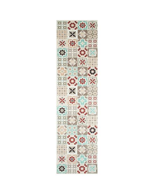 Tapis Azulejo 756 multicolore - 80x300 cm