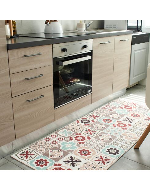 Tapis Azulejo 756 multicolore - 80x300 cm