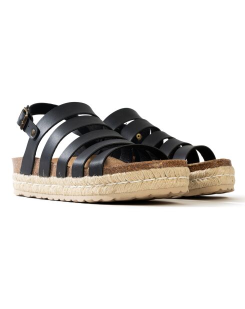 Sandales Parana noir/marron