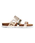 Mules Galoise doré/marron