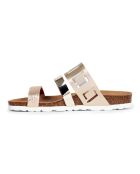 Mules Galoise doré/marron