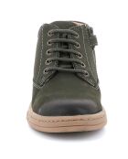 Bottillions en Cuir Tackland kaki