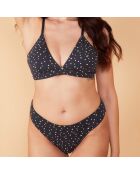 Soutien-Gorge triangle sans armatures & Culotte Baila noir/blanc