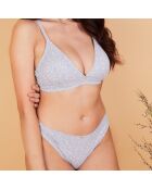 Soutien-Gorge triangle sans armatures & Culotte Baila gris