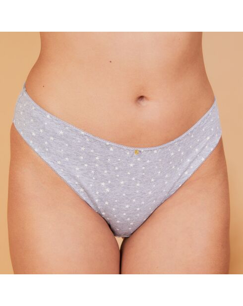 Soutien-Gorge triangle sans armatures & Culotte Baila gris
