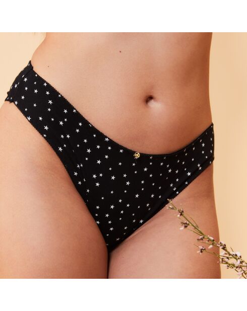Soutien-Gorge triangle sans armatures & Culotte Baila noir/blanc
