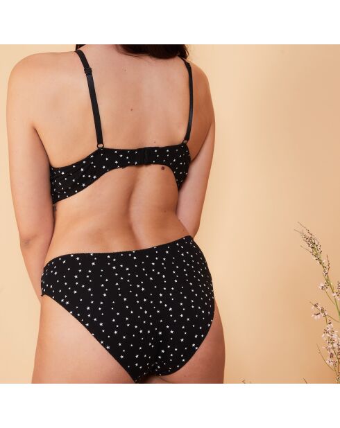 Soutien-Gorge triangle sans armatures & Culotte Baila noir/blanc