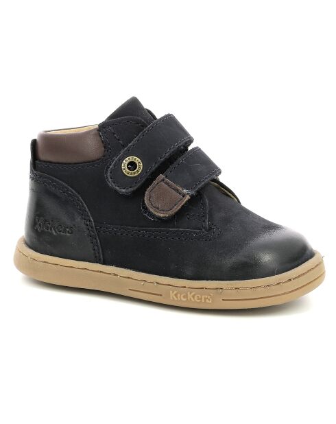 Bottillions en Cuir Tackeasy marine/perm