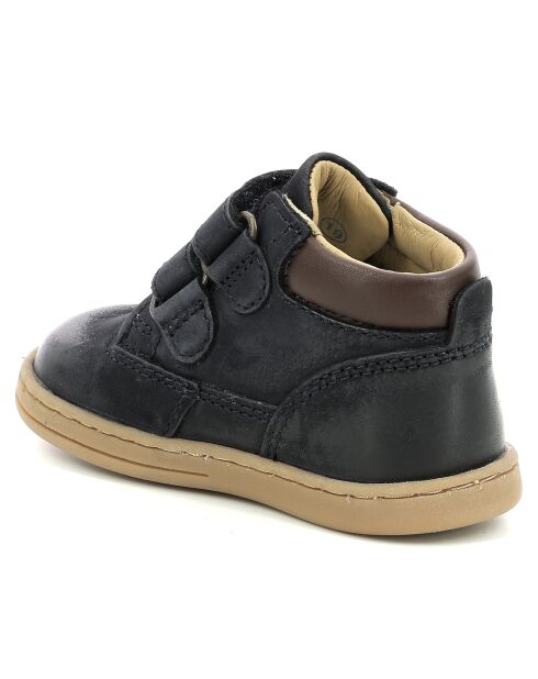 Bottillions en Cuir Tackeasy marine/perm