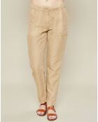 Pantalon en Coton & Lin Polo sahara