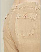 Pantalon en Coton & Lin Polo sahara