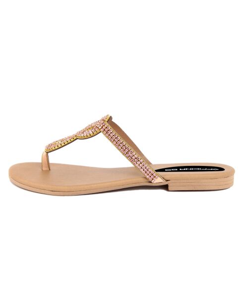 Sandales en Cuir Emily roses