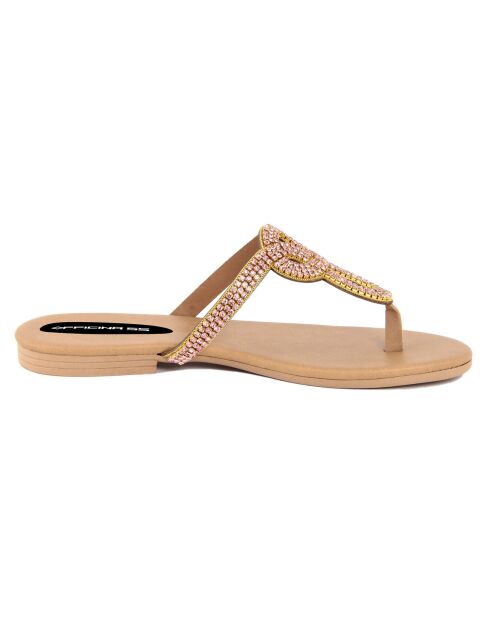 Sandales en Cuir Emily roses
