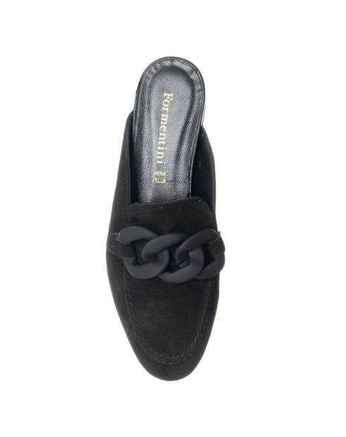 Sabot Grata in pelle nera