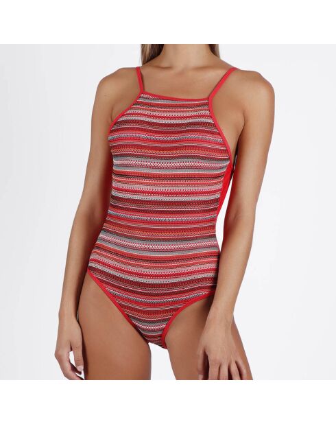 Maillot de bain 1 Pièce Tribal Spirit rouge