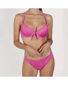 Maillot de bain 2 Pièces push-up Corduroy framboise