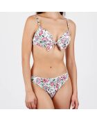 Maillot de bain 2 Pièces push-up Manila blanc/rose